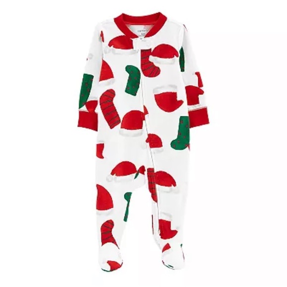 Carter's - Christmas Stockings 2-Way Zip Sleep & Play - Picture 1 of 2